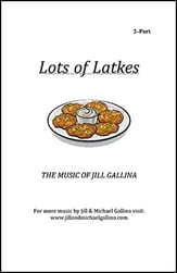 Lots of Latkes Two-Part choral sheet music cover